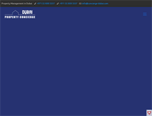 Tablet Screenshot of concierge-dubai.com